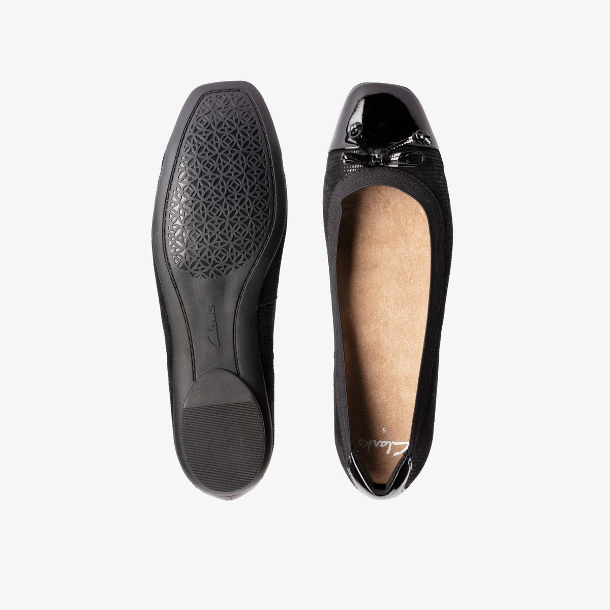 Clarks Women Candra Glow Black Suede