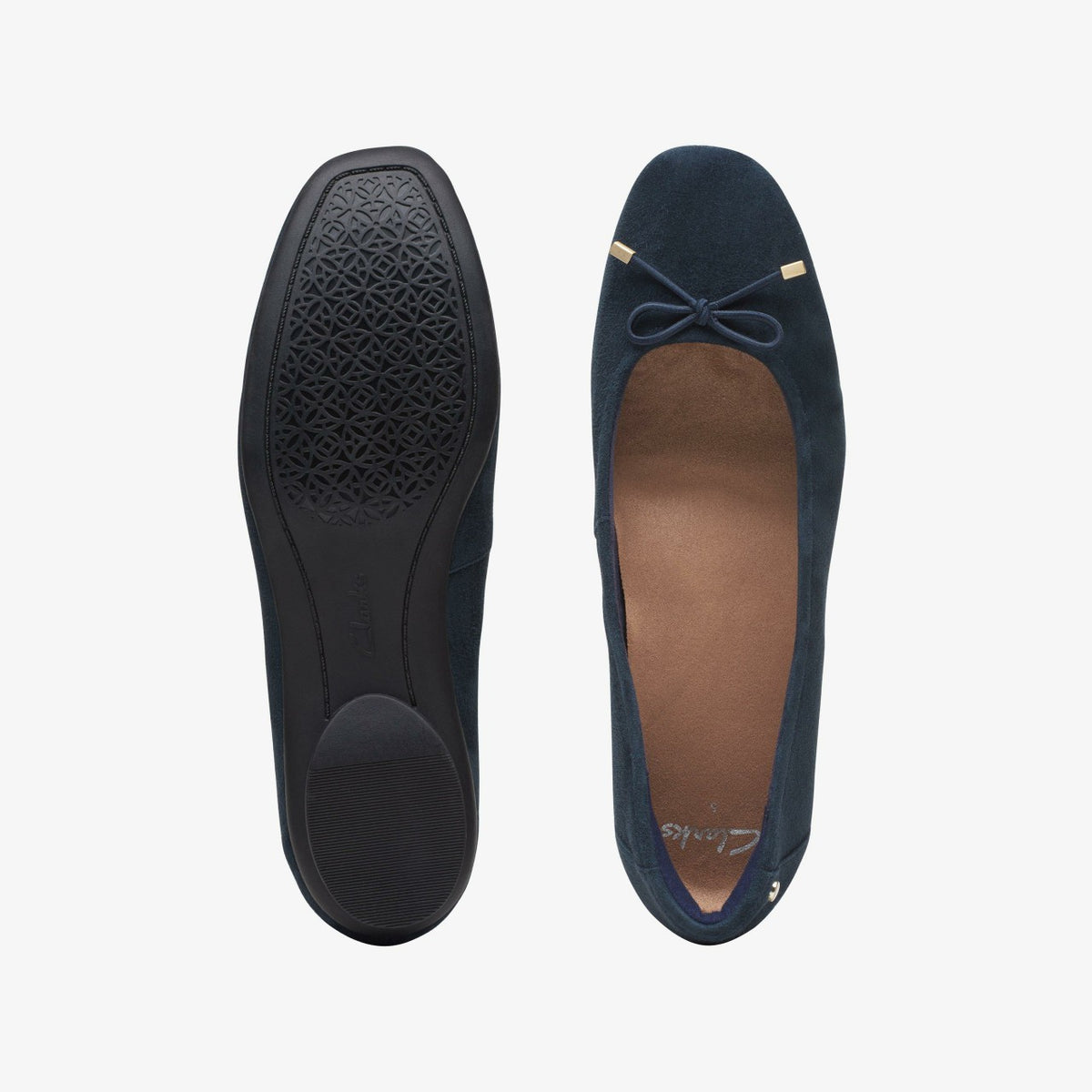 Clarks Women Candra Light Navy Suede