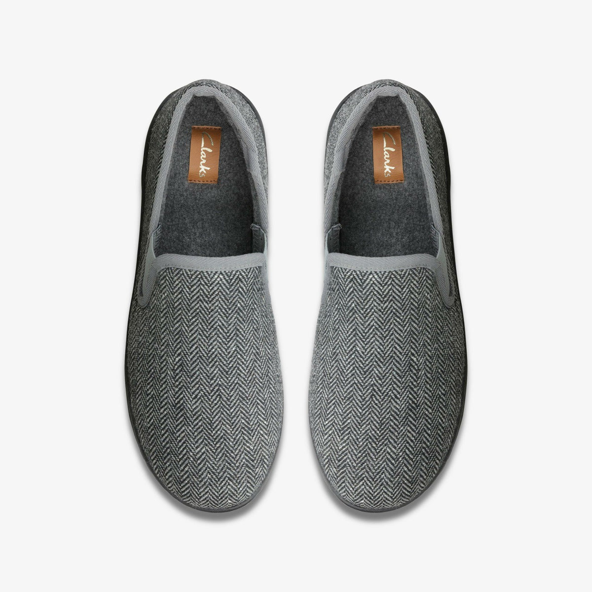 Clarks Men King Ease Dark Grey Interest