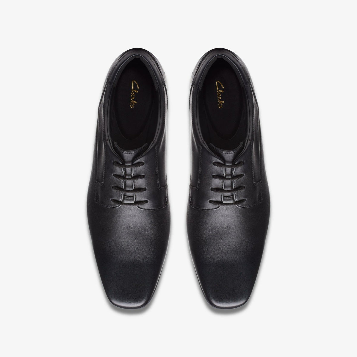 Clarks Men Sidton Lace Black Leather