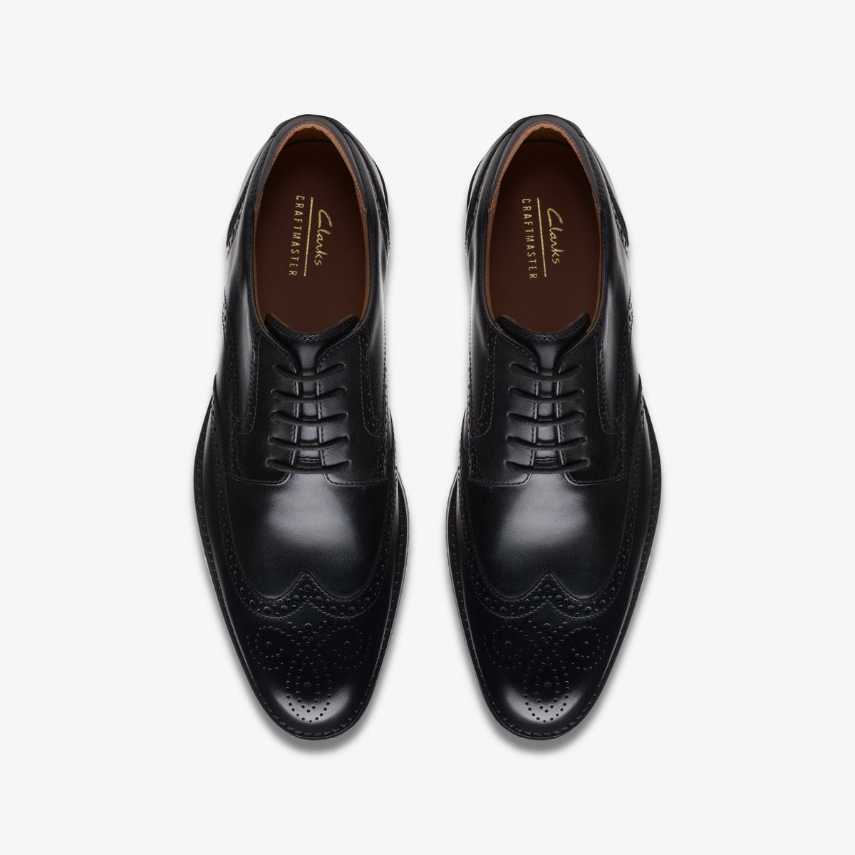 Clarks Men Craft Arlo Limit Brogue Black Leather