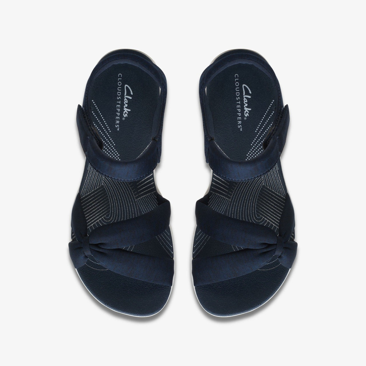 Clarks Women Arla Shore Navy Textile