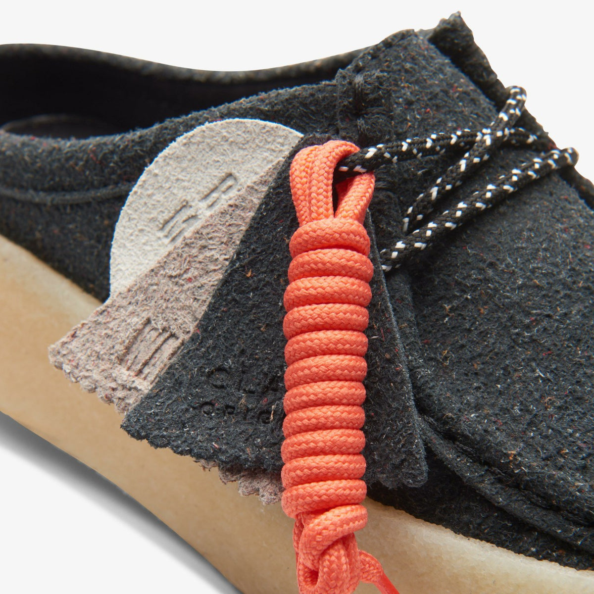 Clarks Women Wallabee Cup Lo Black