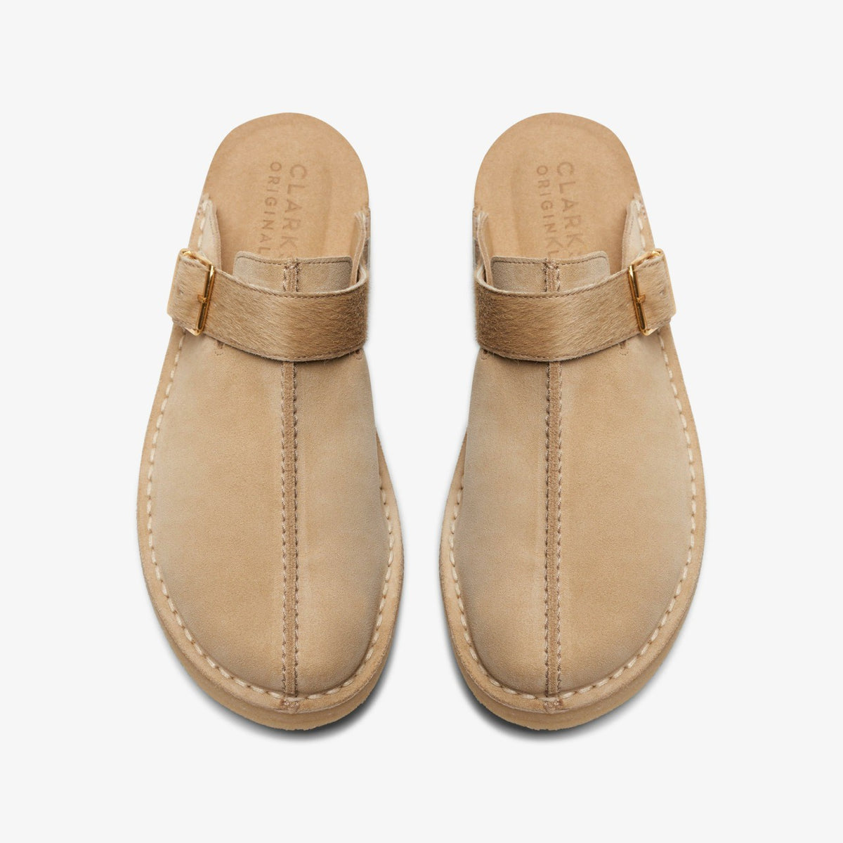 Clarks Men Trek Mule Taupe Interest