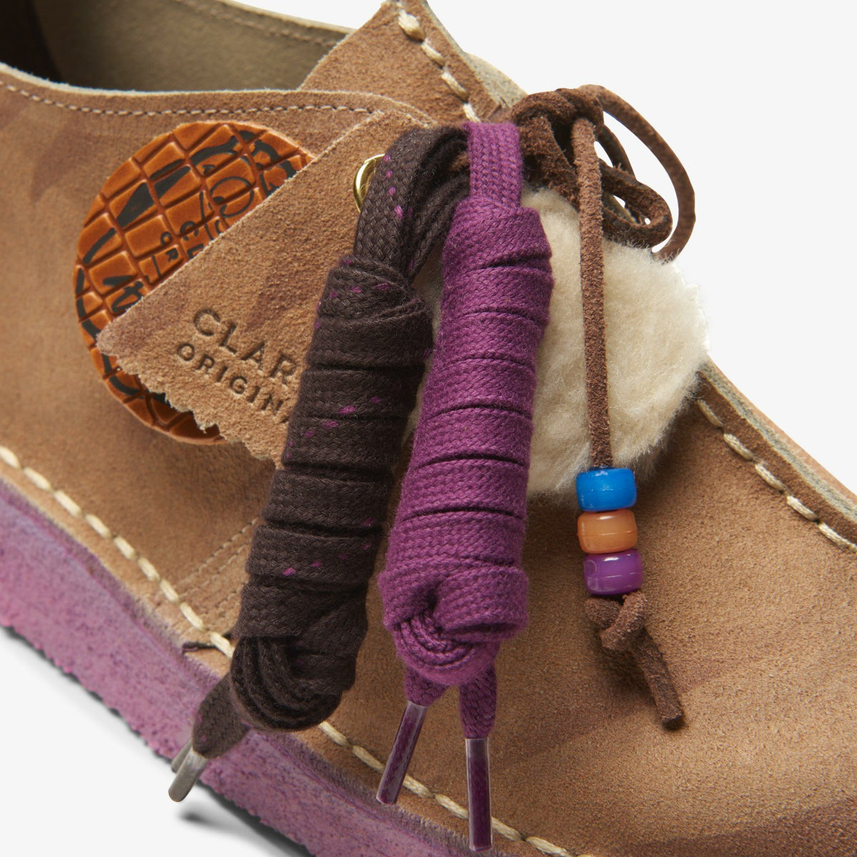 Clarks Women Desert Trek Brown Multicolour