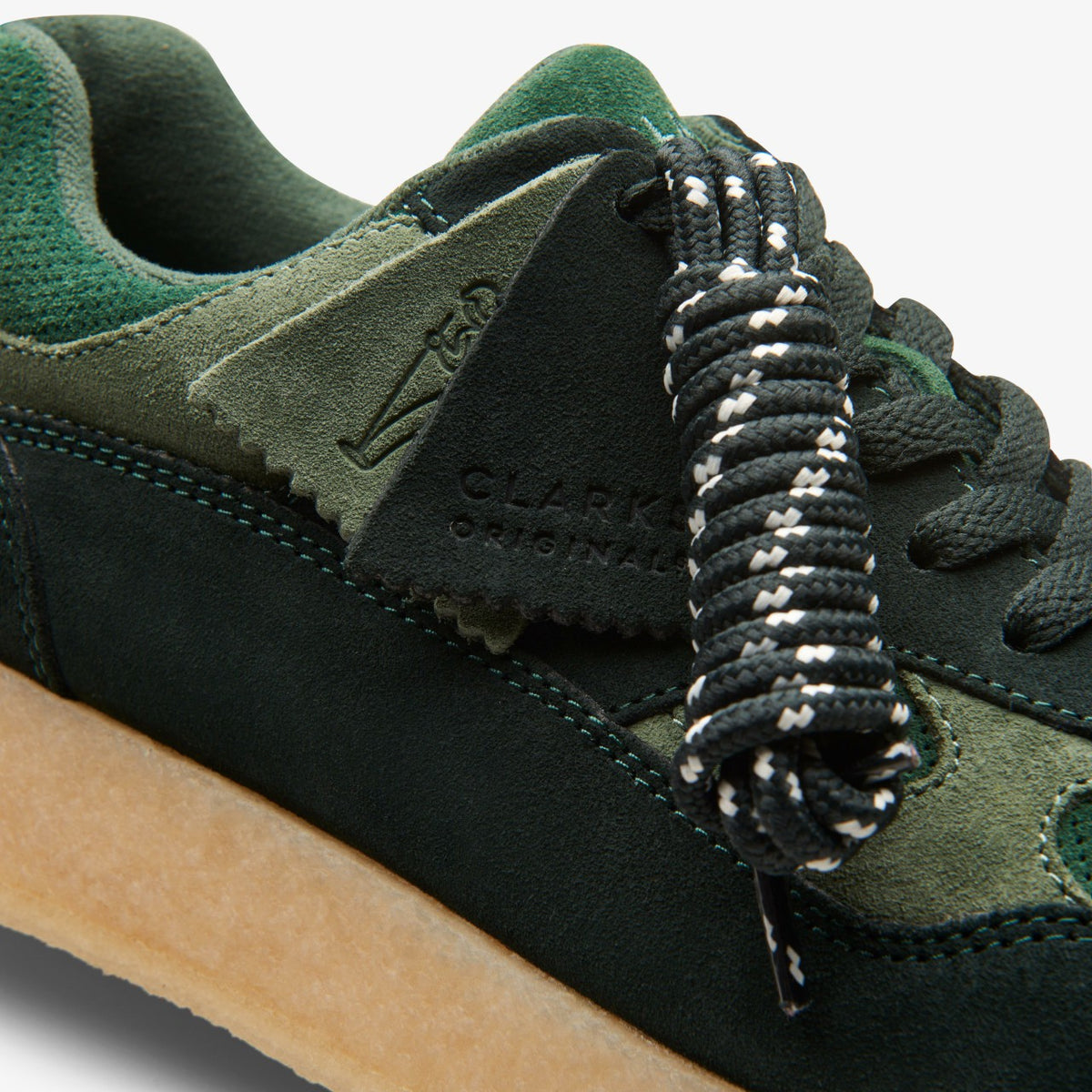 Clarks Women|Men Lockhill Dark Green Combination