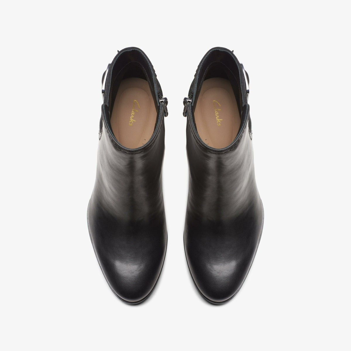 Clarks Women Freva 85 Buckle Black Leather