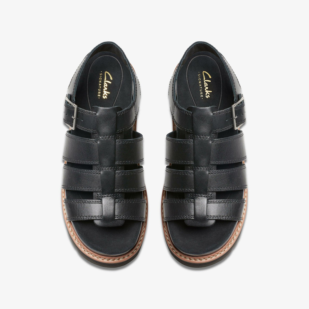 Clarks Women Orianna Twist Black Leather
