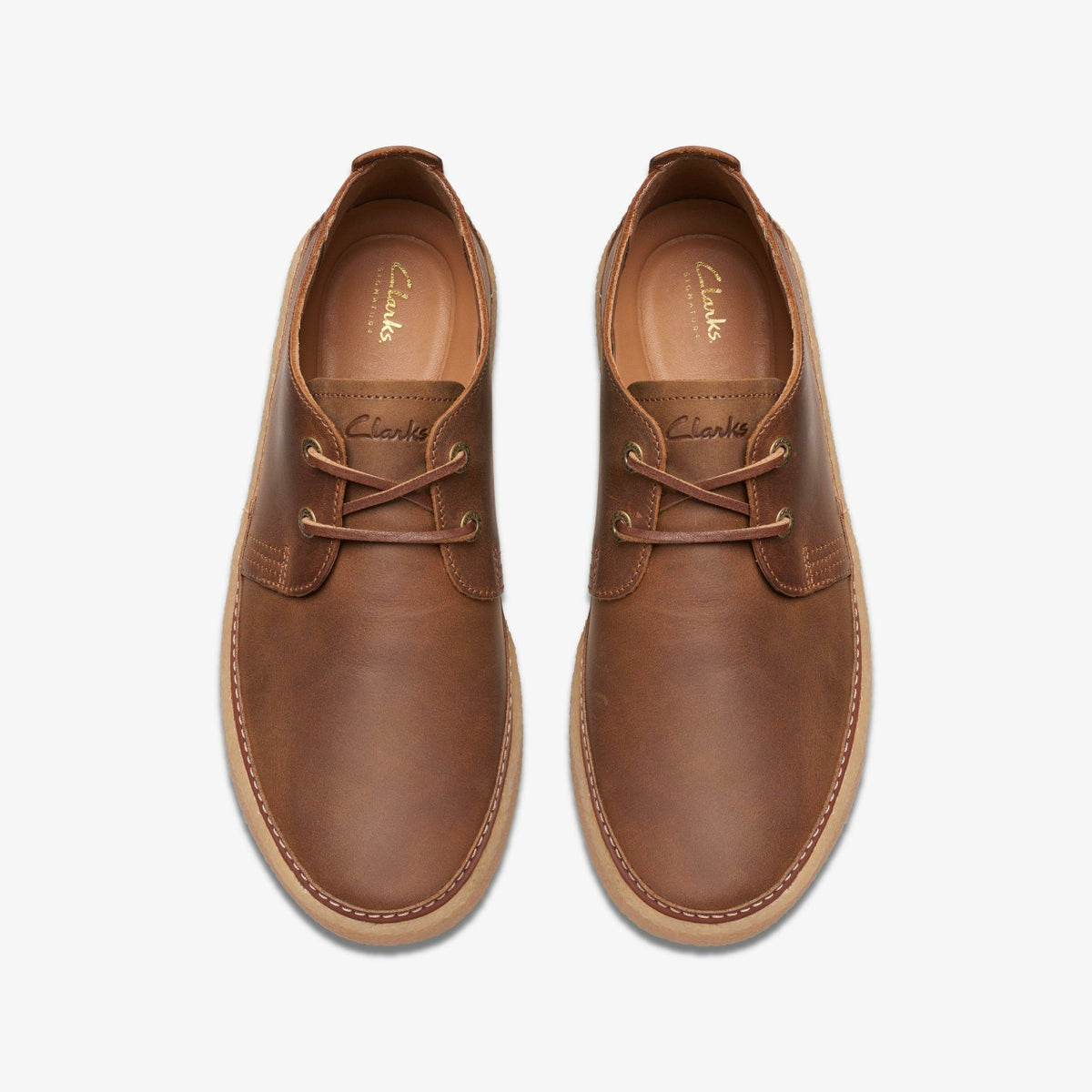 Clarks Men Clarkwood Low Beeswax Leather