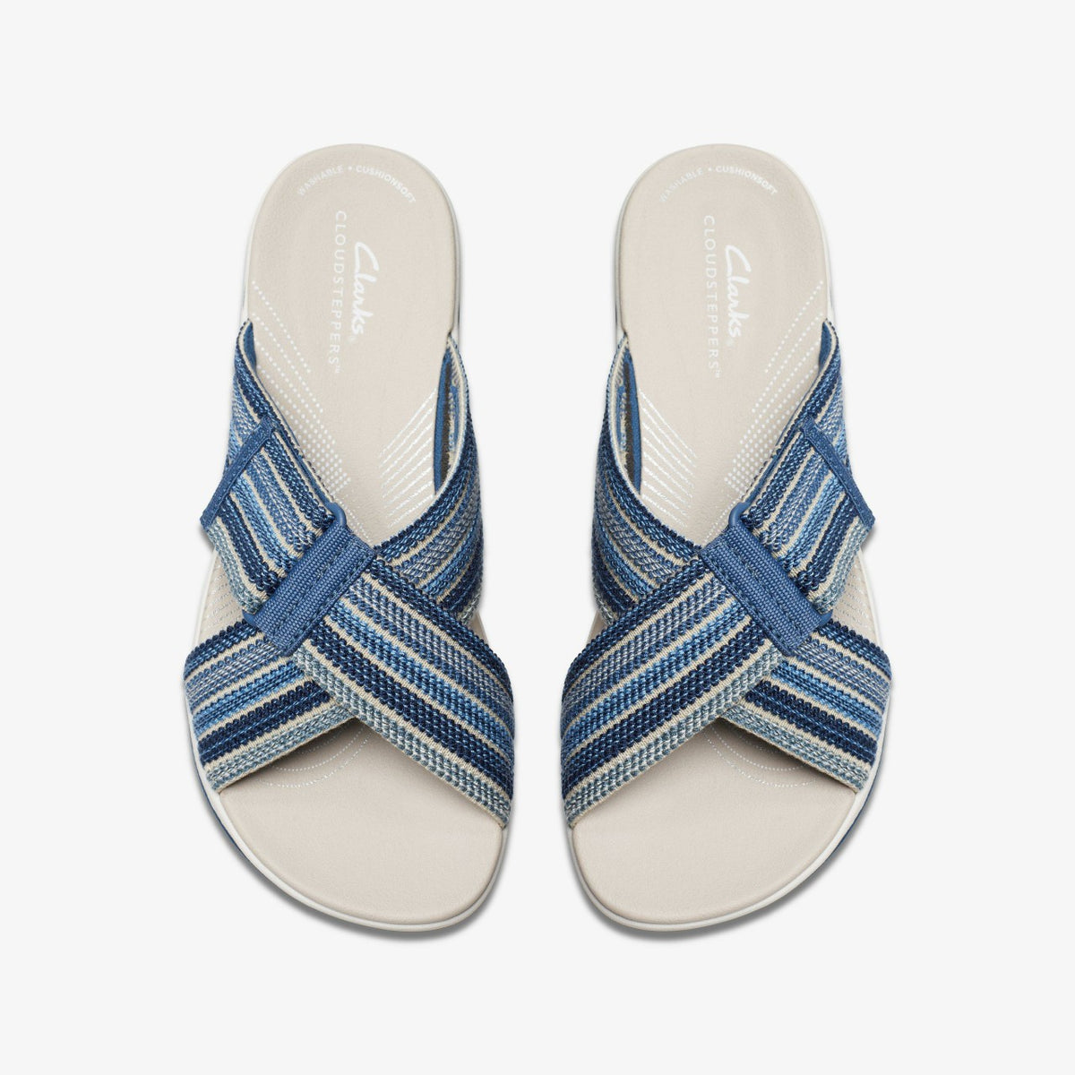Clarks Women Arla Wave Blue Combination