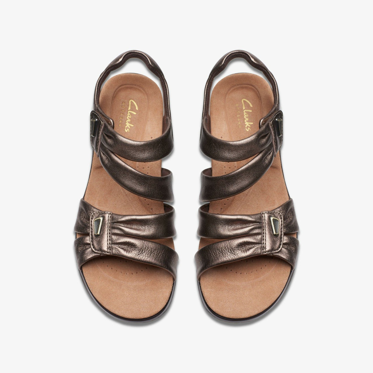 Clarks Women Kitly Ave Bronze Leather