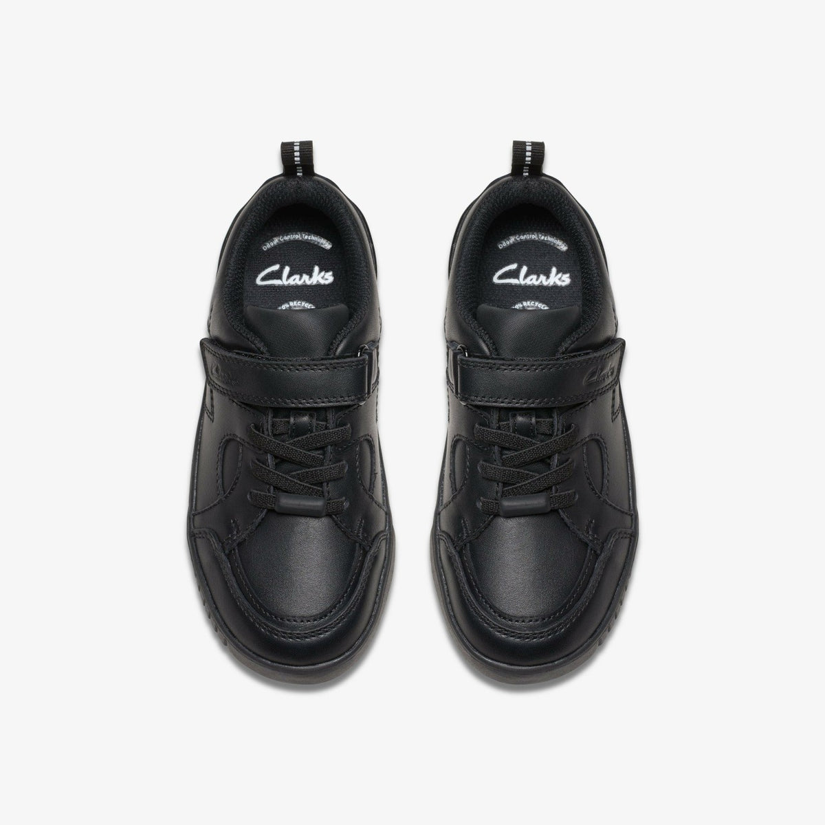 Clarks Kids Oslo Flare Kid Black Leather