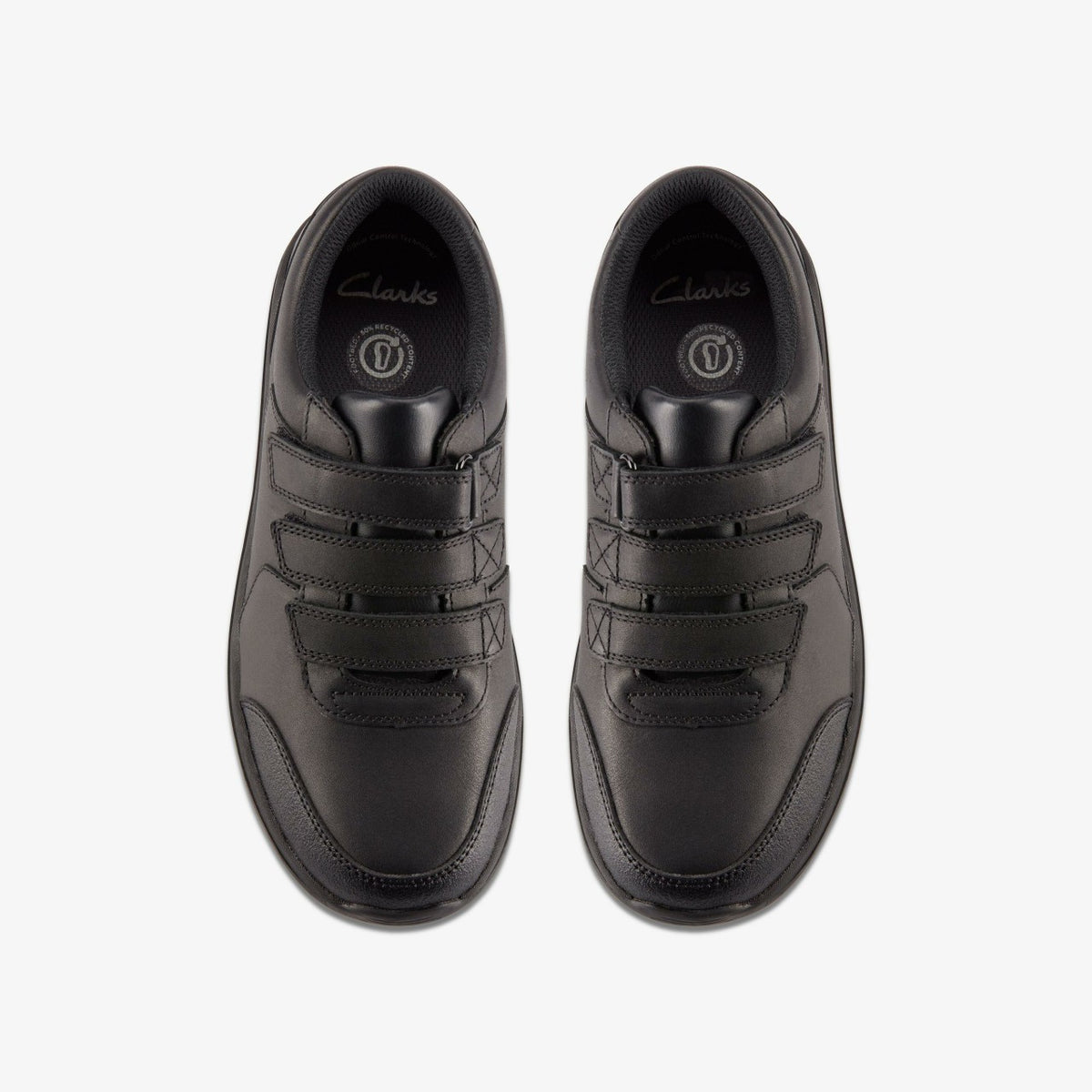 Clarks Kids Daze Step 2 Youth Black Leather