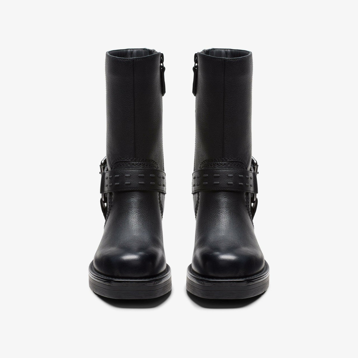 Clarks Women Rebelle Up Black Leather