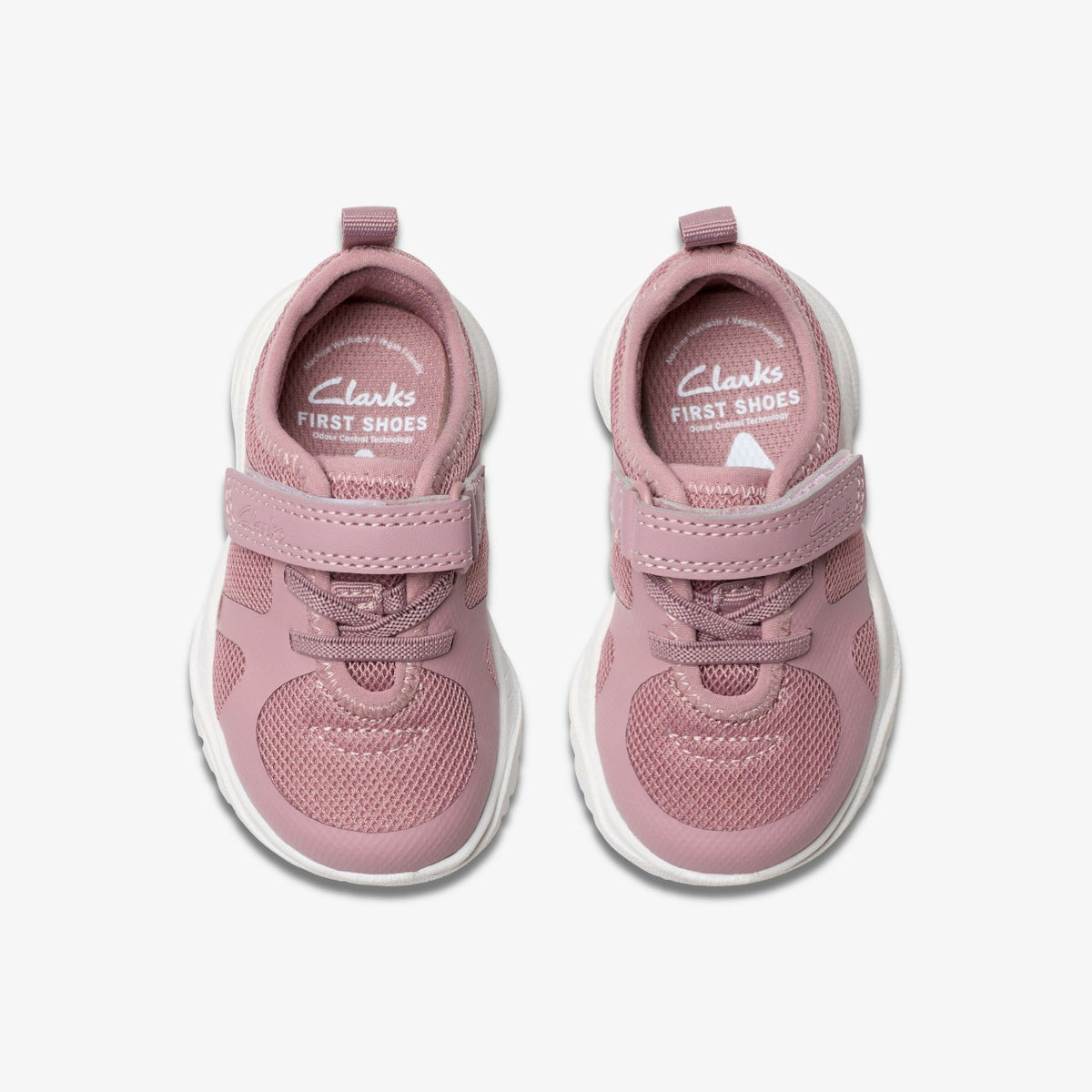 Clarks Kids Feather Ath Toddler Dusty Pink
