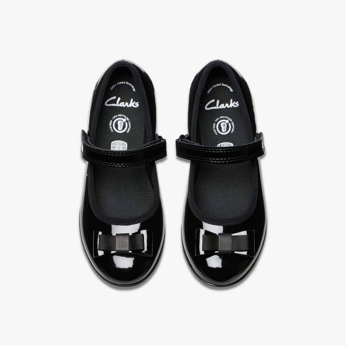 Clarks Kids Finja Tap Kid Black Patent
