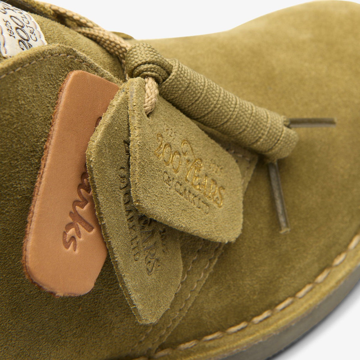 Clarks Men Desert Boot Evo Olive Suede
