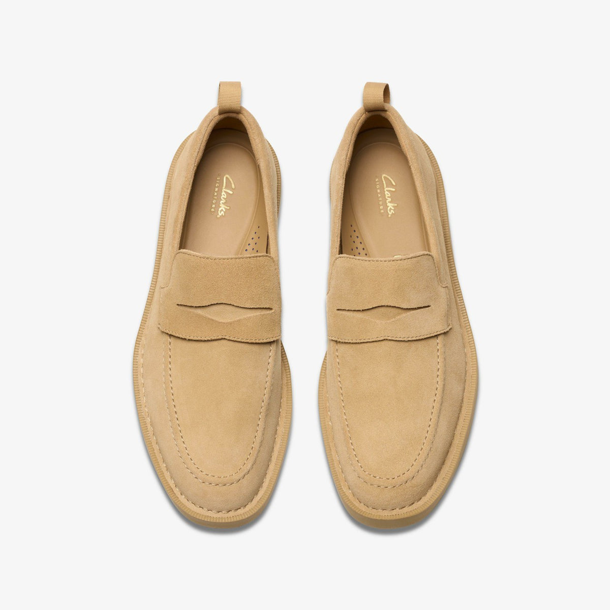 Clarks Men Martock Lo Dark Sand Suede