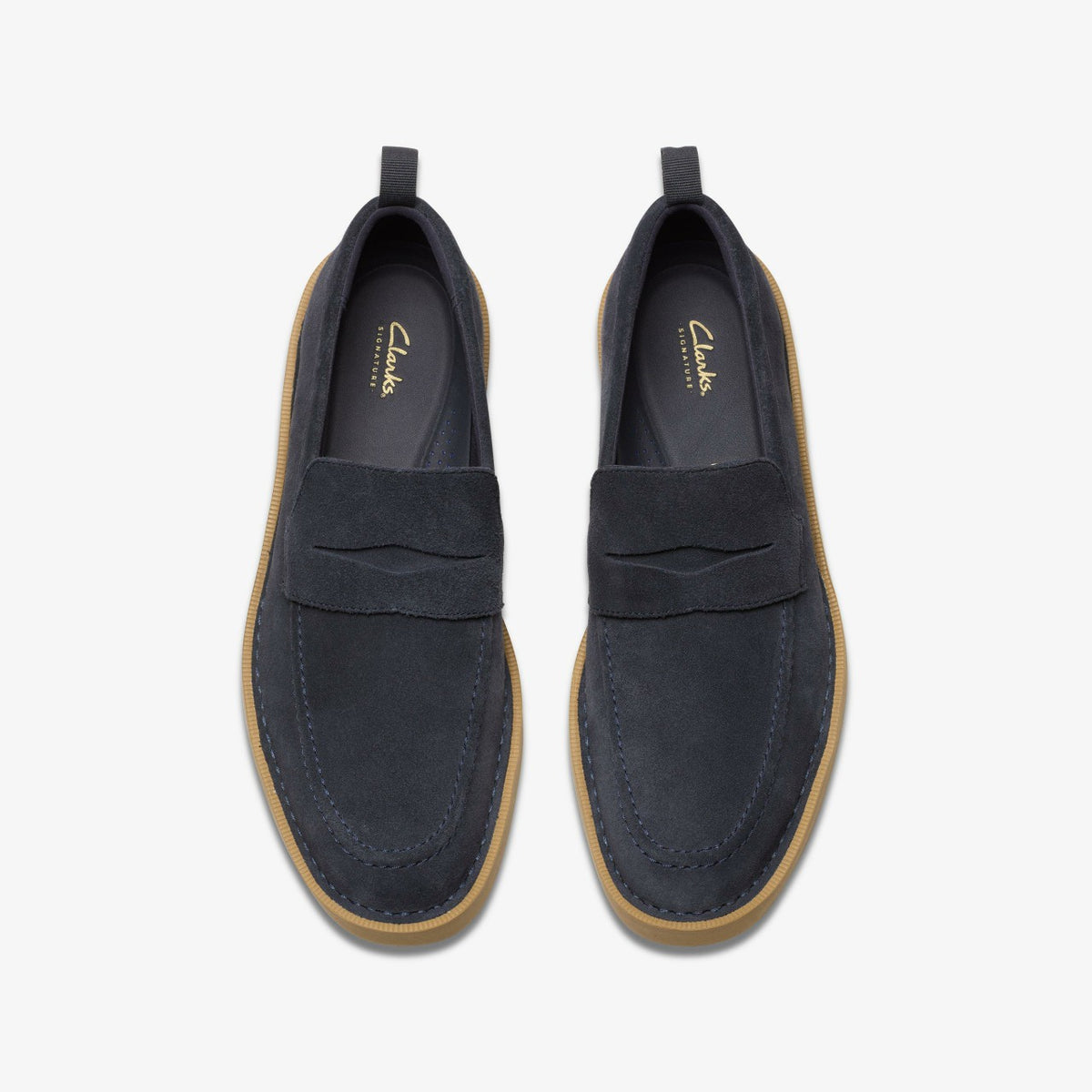Clarks Men Martock Lo Navy Suede