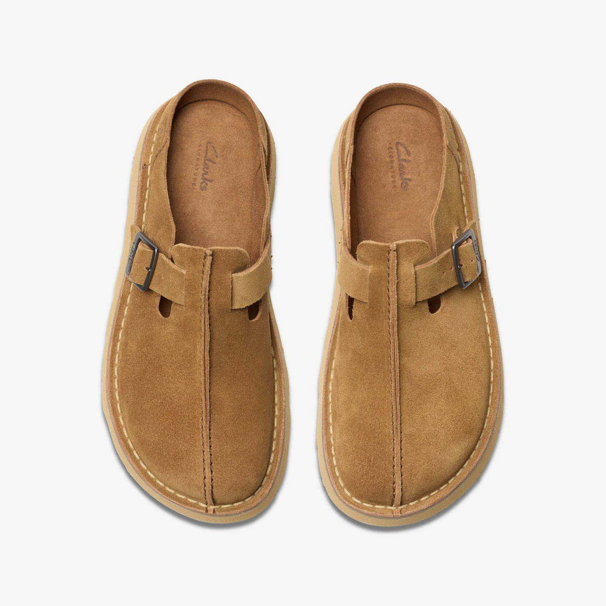 Clarks Men Solsbury Mule Cola Suede