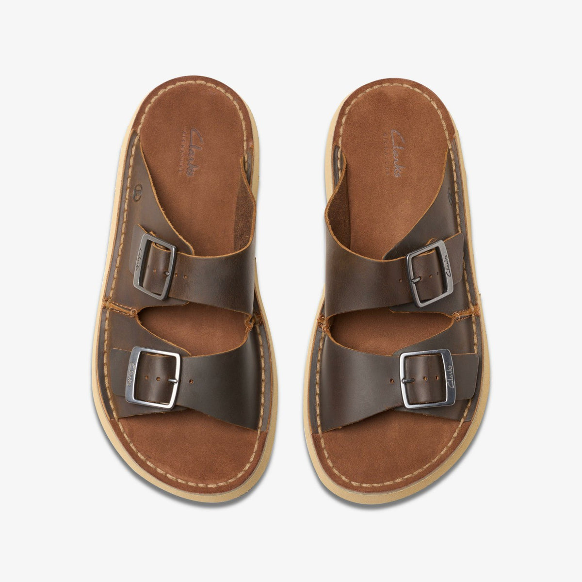 Clarks Men Solsbury Strap Beeswax Leather
