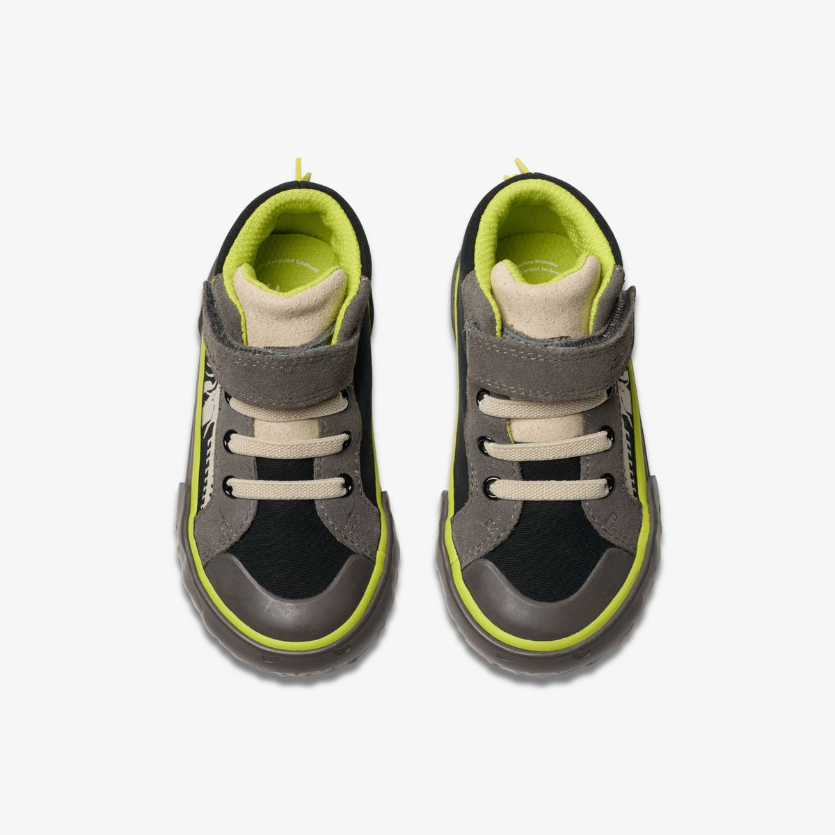 Clarks Kids Foxing Rex Hi Toddler Black Canvas