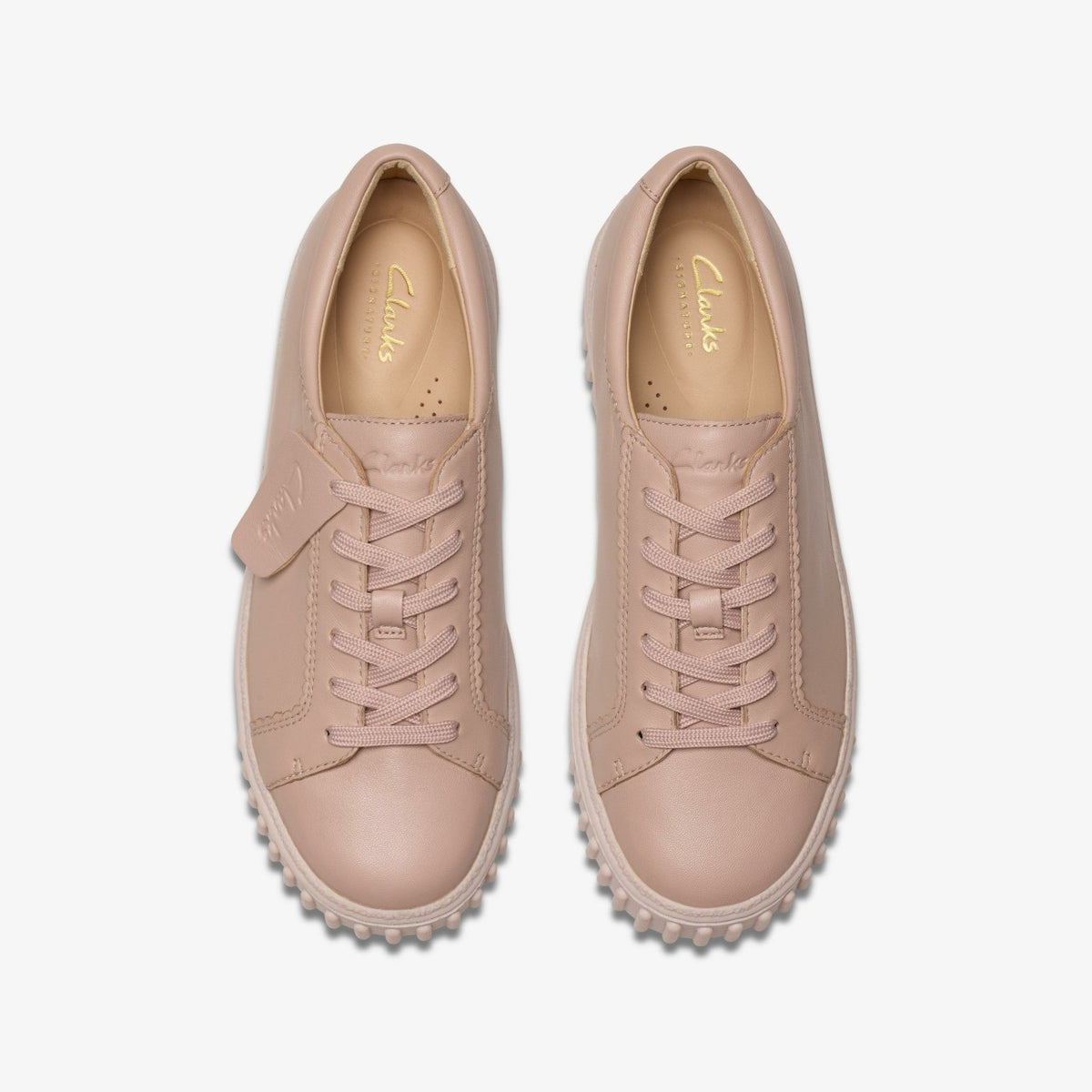 Clarks Women Mayhill Walk Light Pink Leather