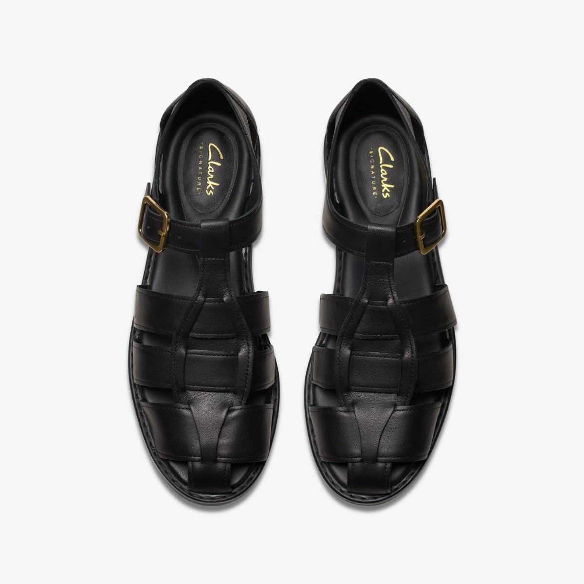 Clarks Women Hana Sun Black Leather