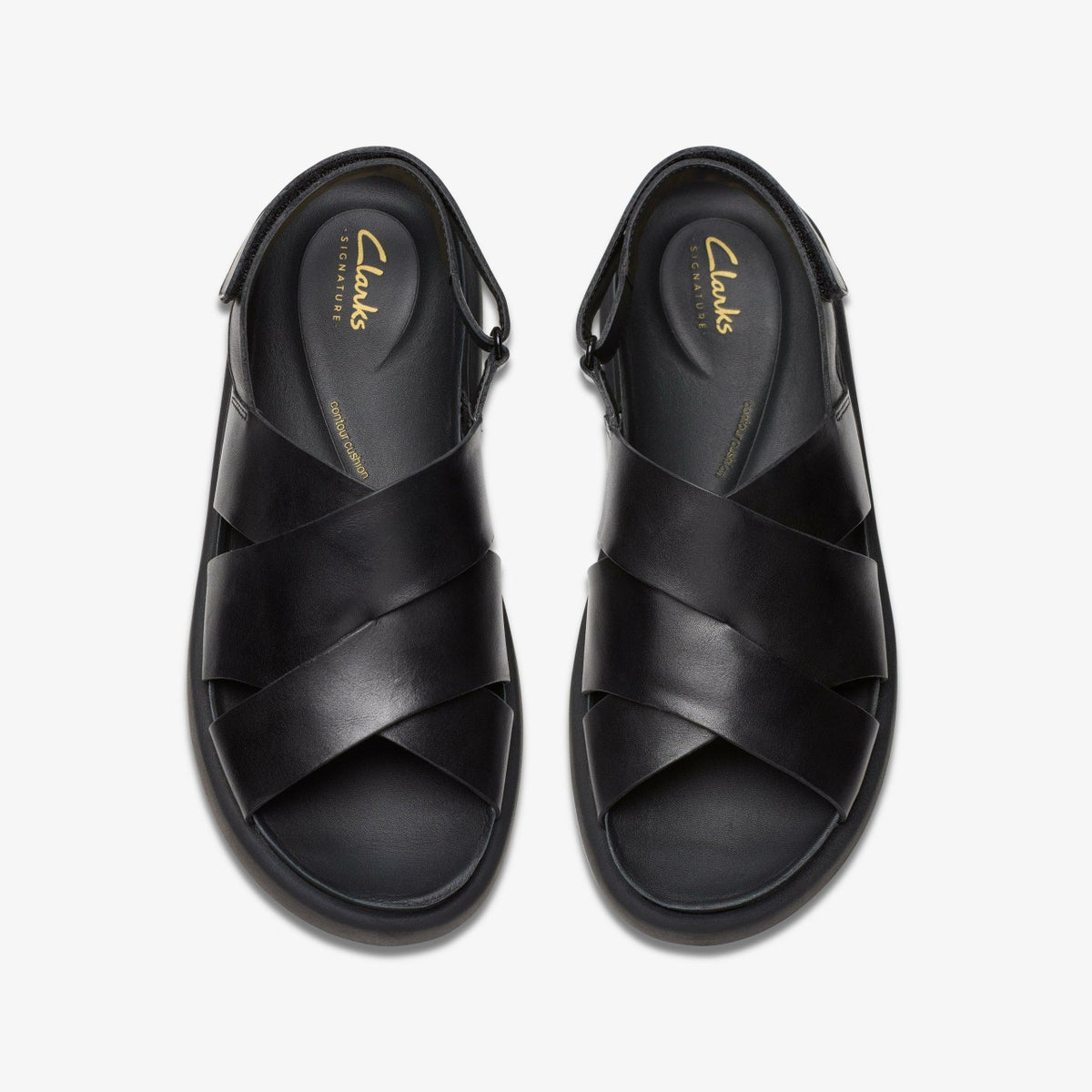 Clarks Women Aristella Sun Black Leather