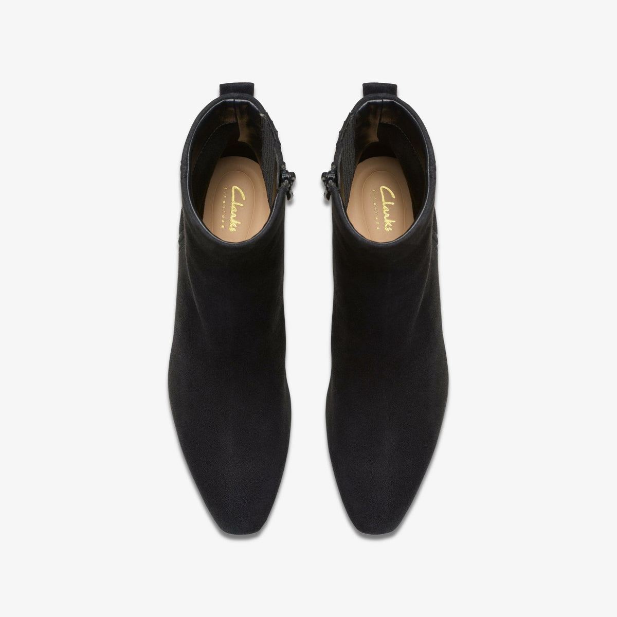 Clarks Women Edina Up Black Suede