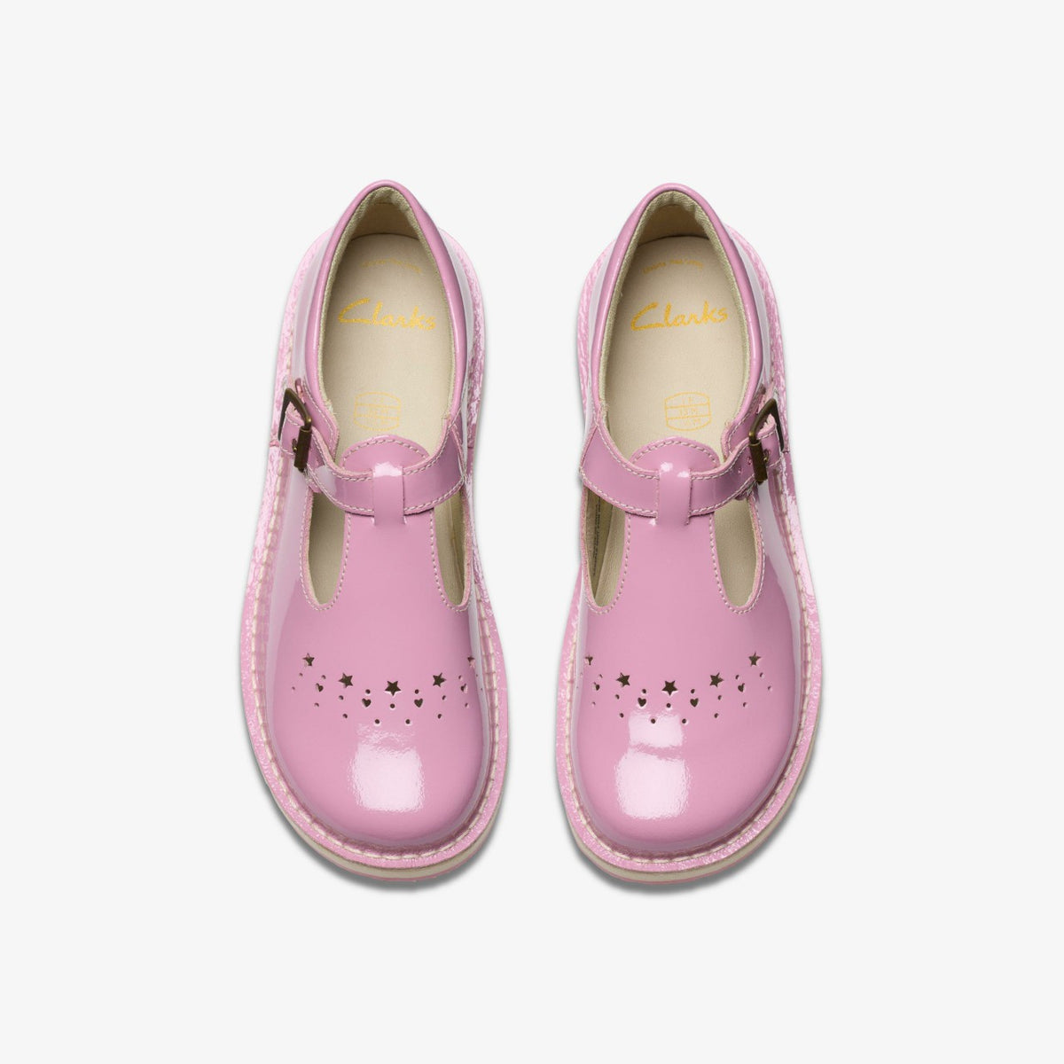 Clarks Kids Joyful Skip Kid Pink Patent