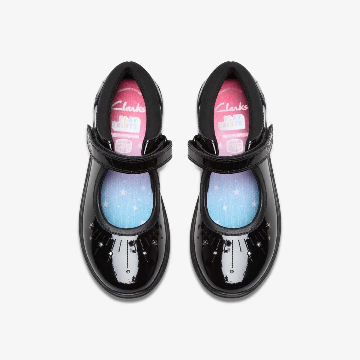Clarks Kids Relda Wish Kid Black Patent