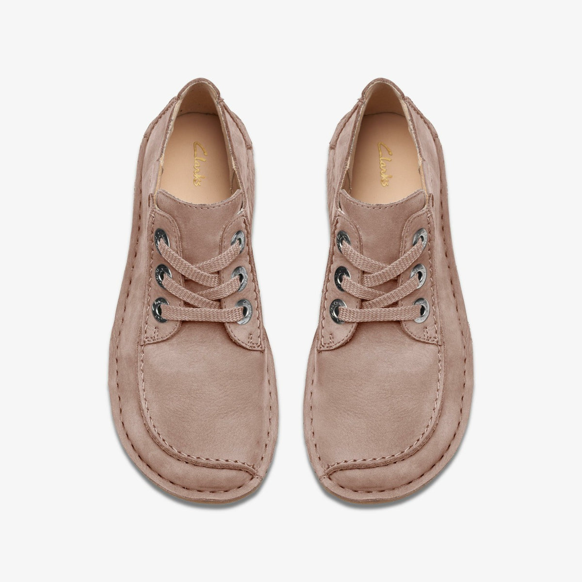 Clarks Women Funny Dream Light Pink Suede