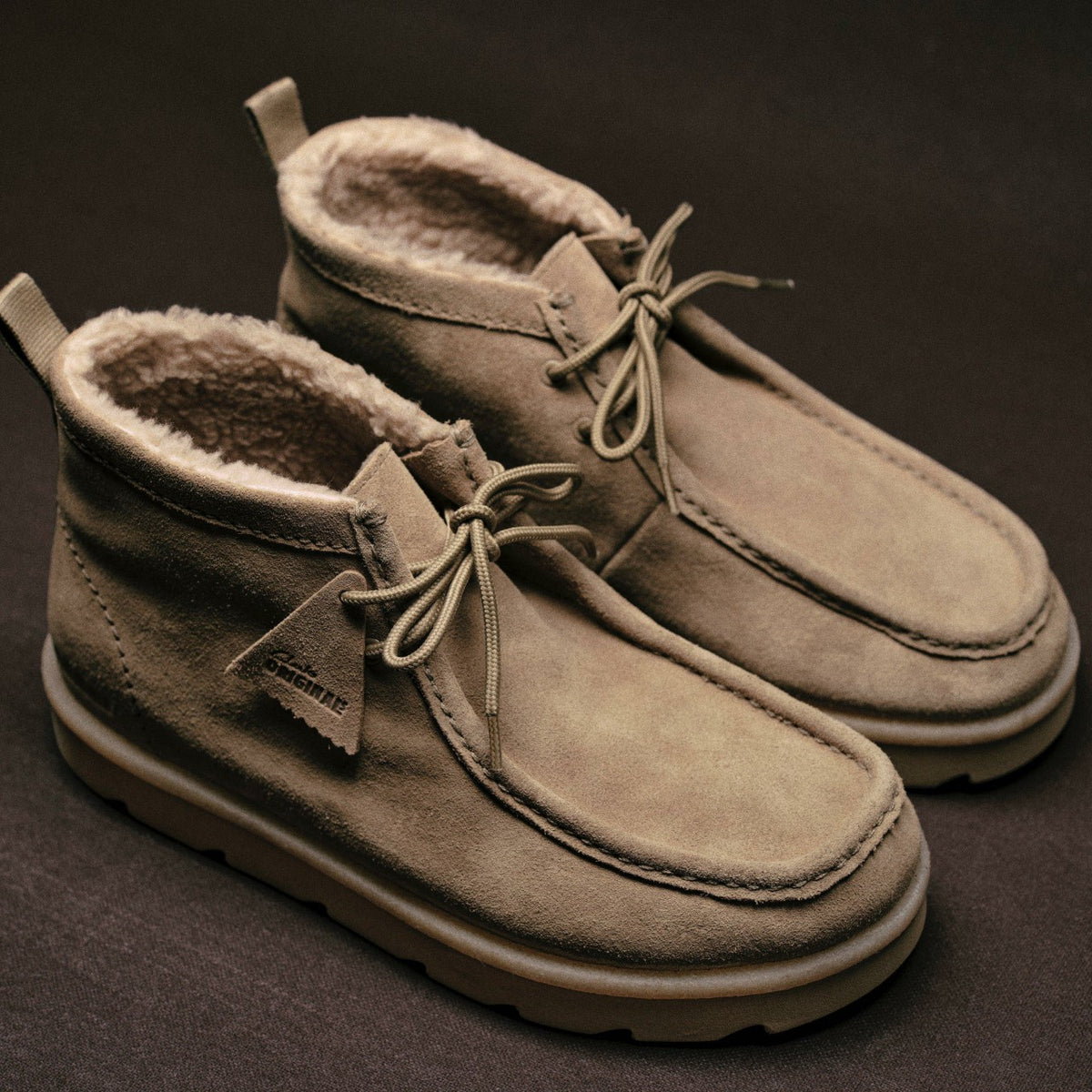 Clarks Men Meare Walla Boot Dark Sand Warmlined