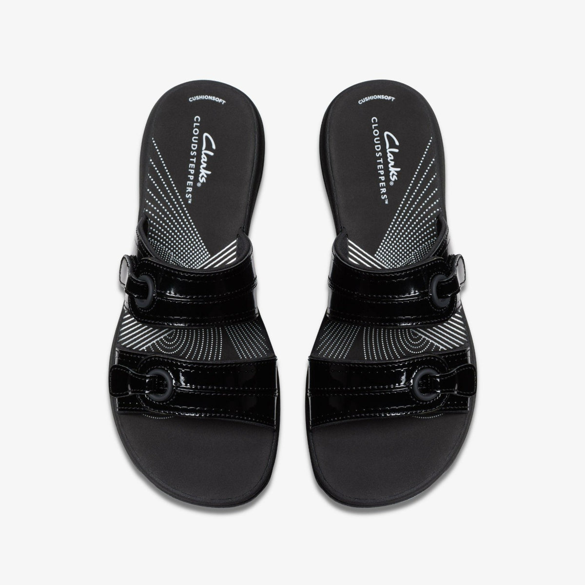 Clarks Women Brinkley Maye Black Patent