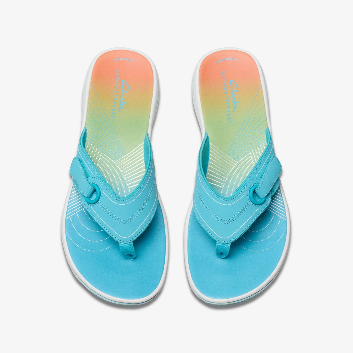 Clarks Women Brinkley Reyna Turquoise Ombre