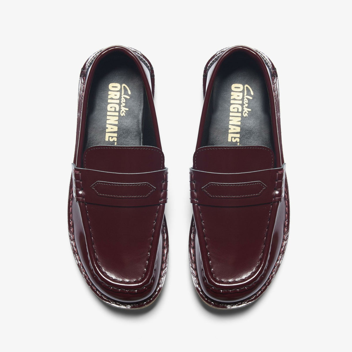 Clarks Women Nomad Loafer Wine Patent