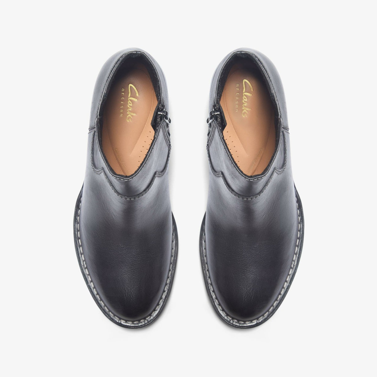 Clarks Women Kastela Top Black Leather