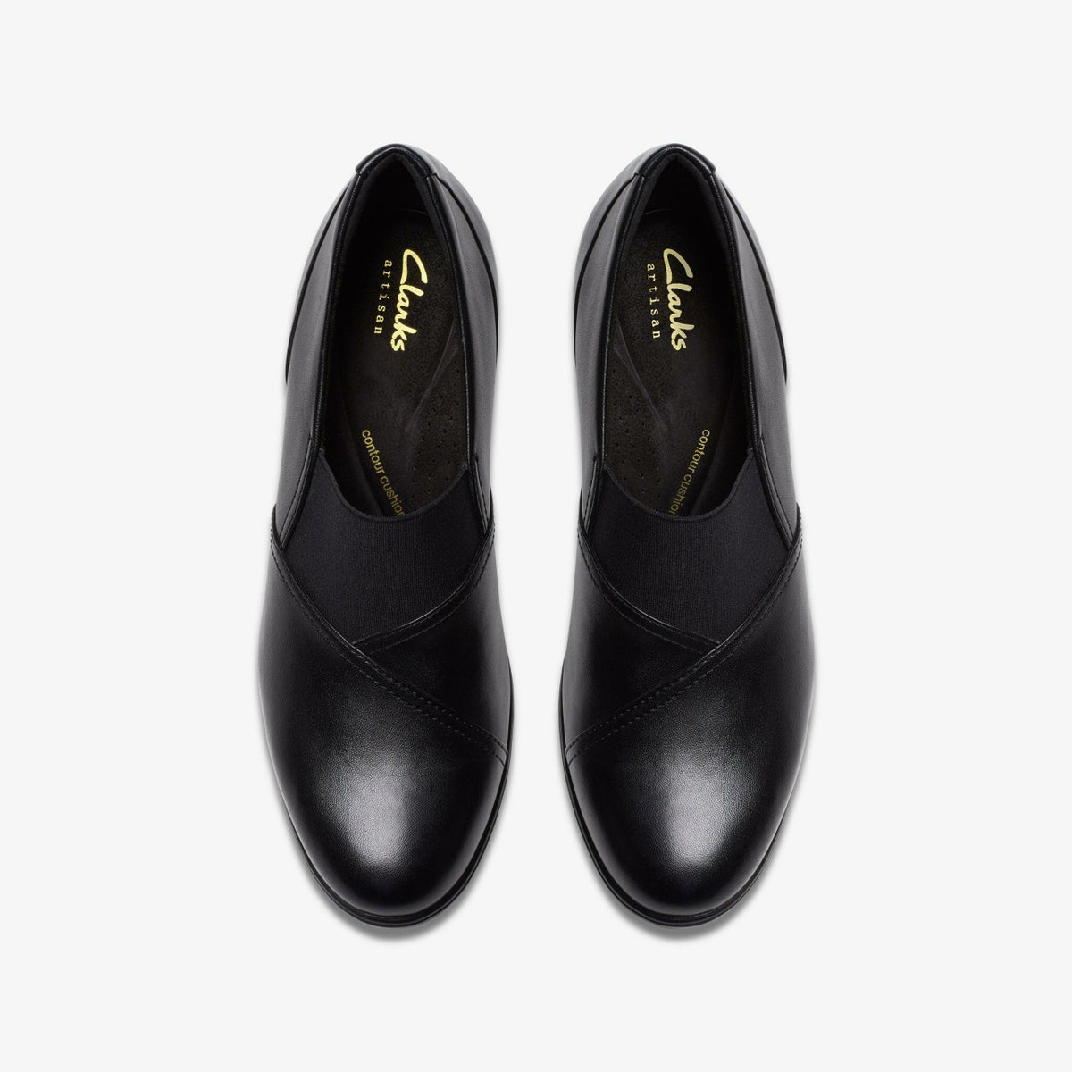 Clarks Women Shaya Tess Black Leather