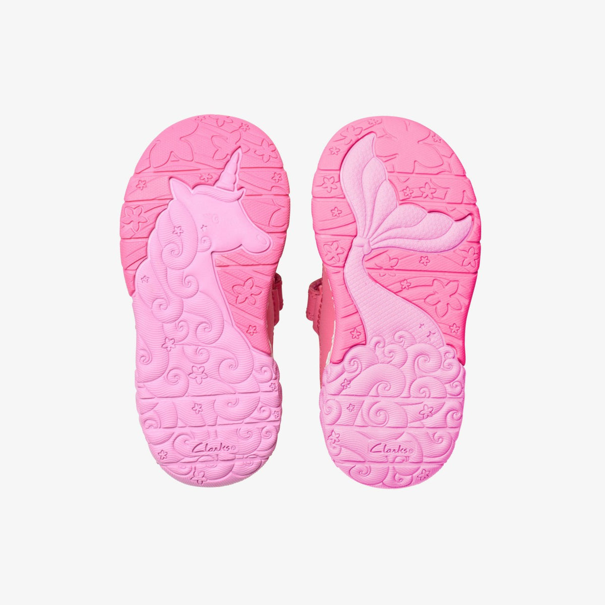 Clarks Kids Tidal Shell Toddler Pink