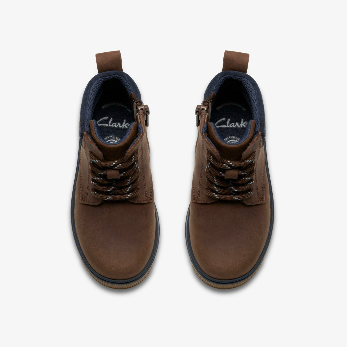 Clarks Kids Lorcam Trail Kid Dark Brown