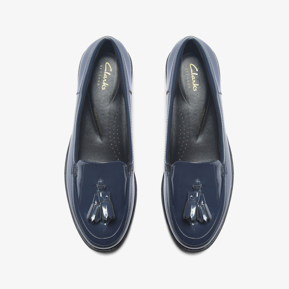 Clarks Women Havisham Edge Loafer Navy Patent