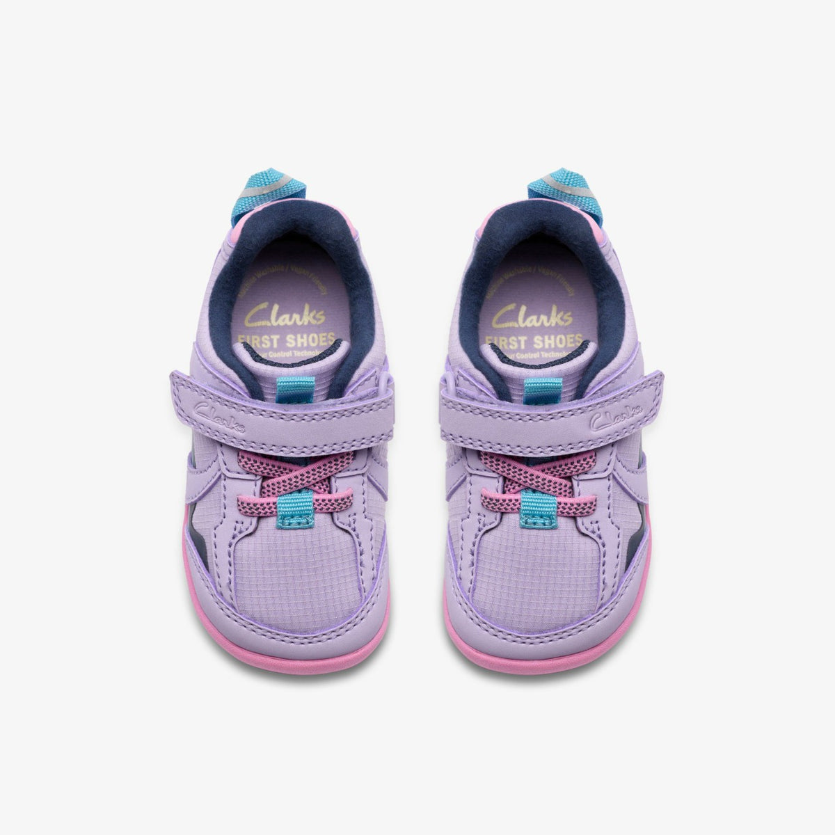 Clarks Kids Roamer Hero Toddler Lilac Combination