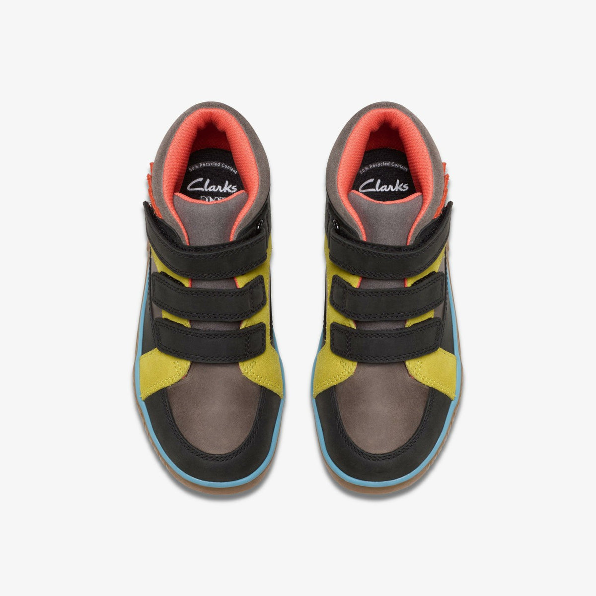 Clarks Kids Oslo Play Kid Grey Combination