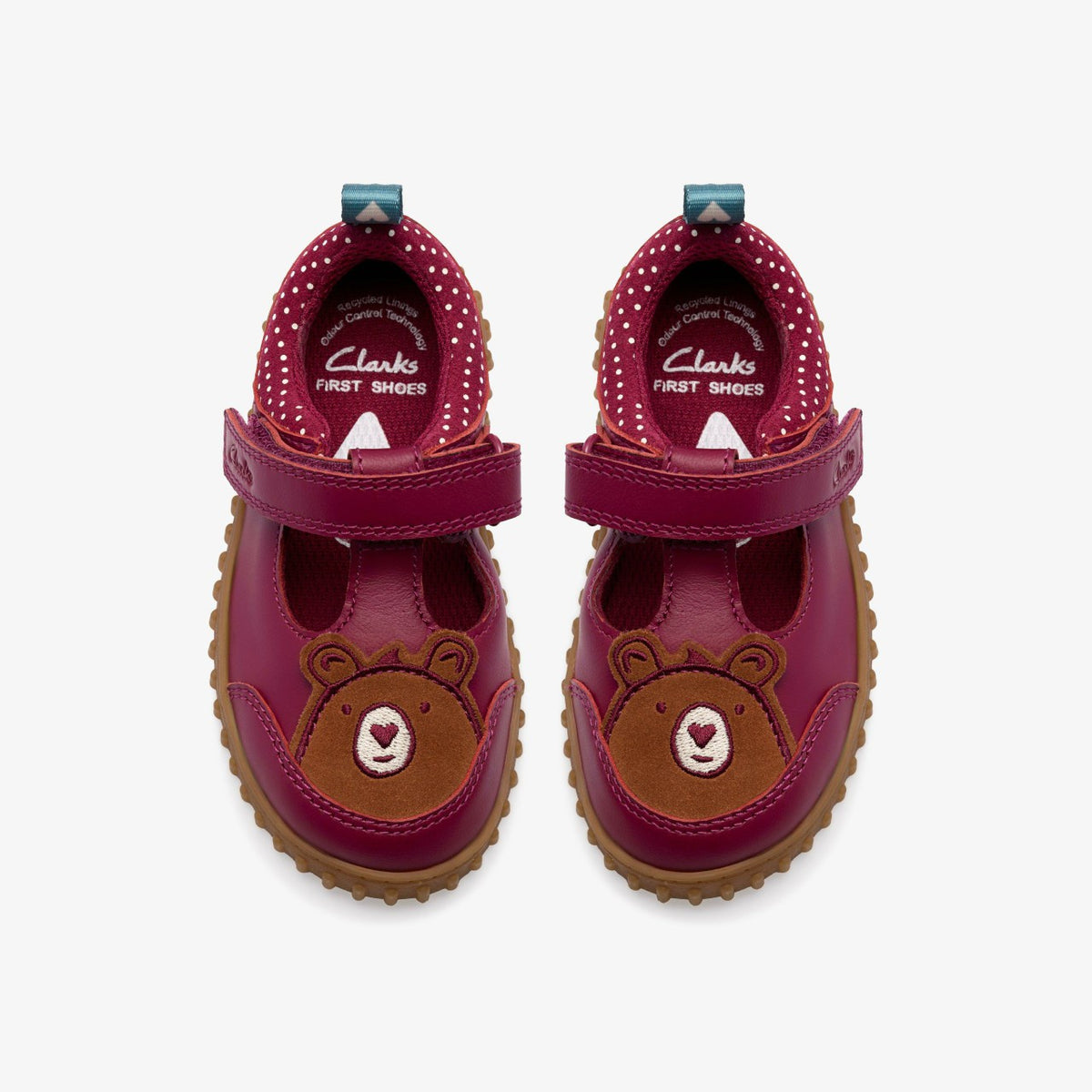 Clarks Kids Cove Glow Toddler Berry