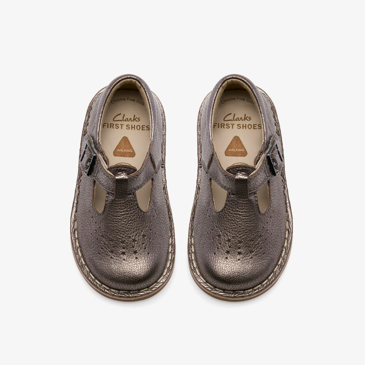 Clarks Kids Joyful Skip Toddler Pewter