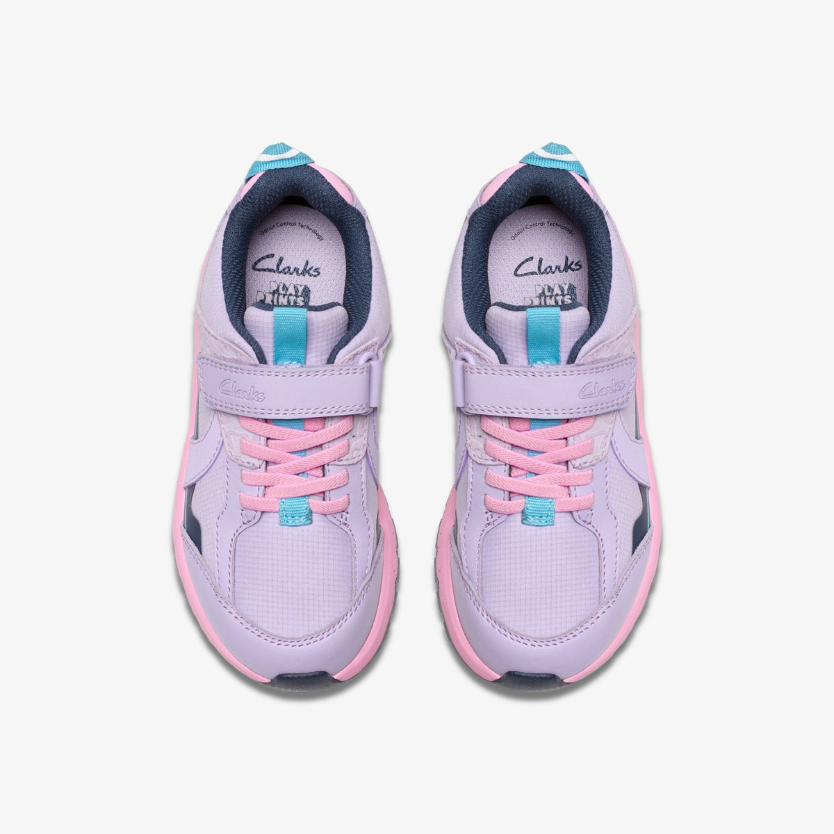 Clarks Kids Selva Hero Kid Lilac Combination