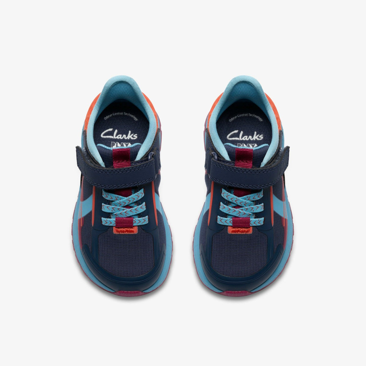 Clarks Kids Selva Lane Toddler Navy Combination
