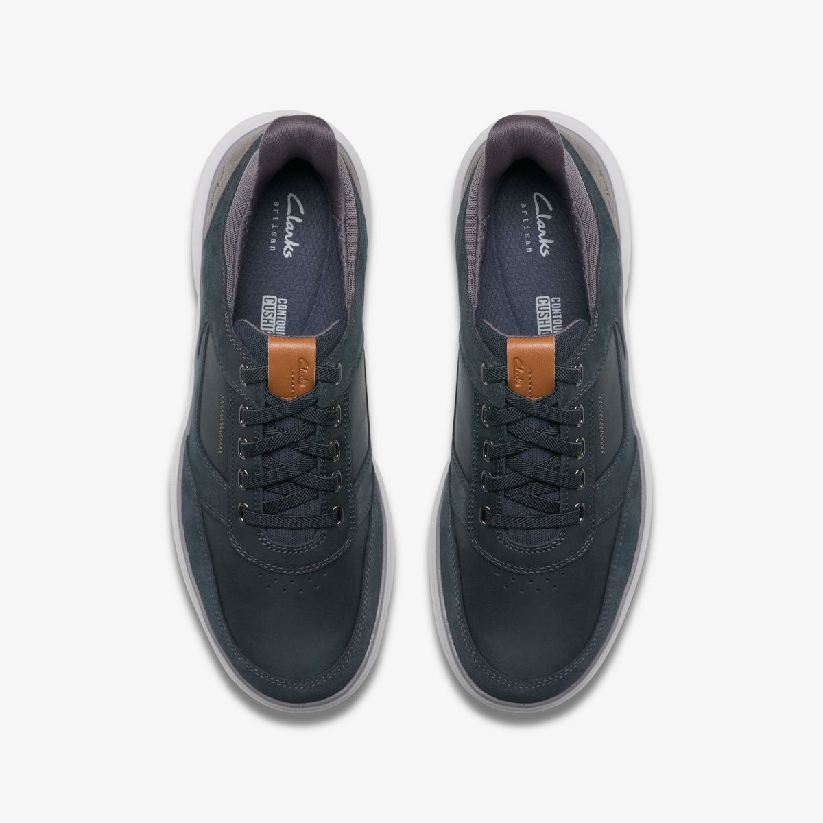 Clarks Men Mullan Easy Navy Combination