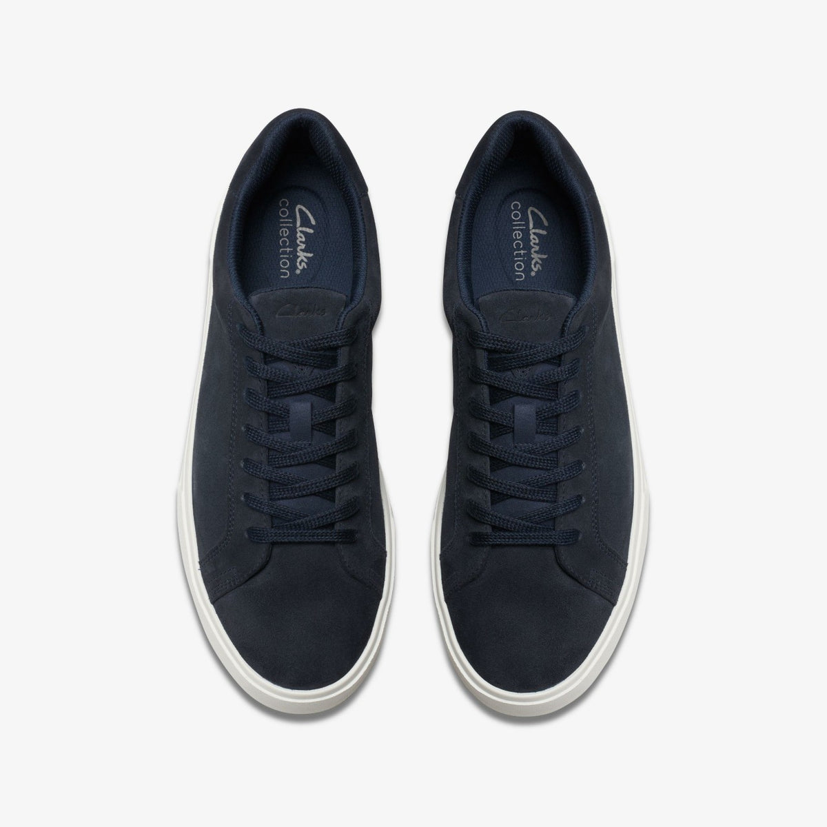 Clarks Men Romsey Lace Navy Suede